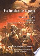 La funcion de la pena