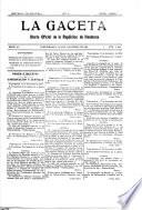 La Gaceta, diario oficial de la República de Honduras