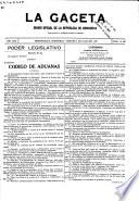 La Gaceta, diario oficial de la República de Honduras