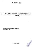 La gente ilustre de Quito