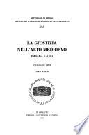 La giustizia nell'alto Medioevo, secoli V-VIII
