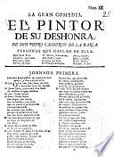 La Gran Comedia El Pintor De Su Deshonra