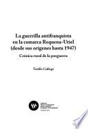 La guerrilla antifranquista en la comarca Requena-Utiel