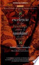 La igualdad de los sexos