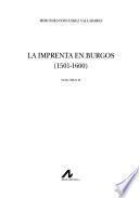 La imprenta en Burgos, 1501-1600