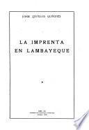 La imprenta en Lambayeque