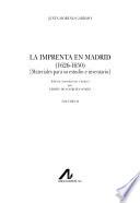 La imprenta en Madrid, 1626-1650