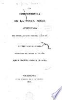 La independencia de la Costa Firme