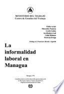 La informalidad laboral en Managua