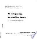La inmigración en américa latina