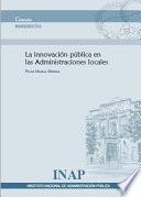 La innovación pública en las Administraciones locales
