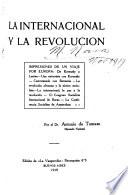 La Internacional y la Revolución