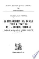 La introducción del modelo físico-matemético en la medicina moderna
