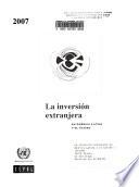 La inversión extranjera en América Latina y el Caribe
