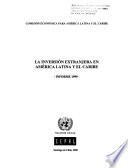 La inversión extranjera en América Latina y el Caribe