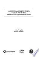 La investigación económica y social en el Perú