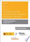 La investigación en derechos humanos