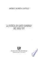 La justicia en Santo Domingo del siglo XVI
