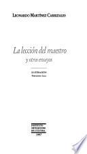 La lección del maestro y otros ensayos