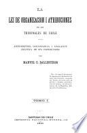 La Lei de organización i atribuciones de los tribunales de Chile