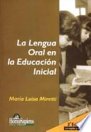 La Lengua Oral en la Educacion Inicial