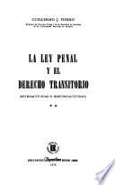 La ley penal y el derecho transitorio