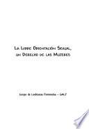 La Libre orientación sexual, un derecho de las mujeres