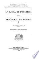 La línea de frontera con la república de Bolivia