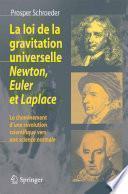 La loi de la gravitation universelle - Newton, Euler et Laplace