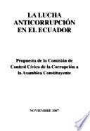 La lucha anticorrupción en el Ecuador