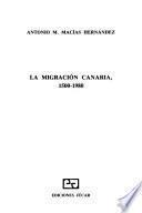 La migración canaria, 1500-1980