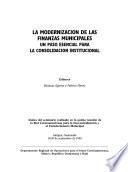 La modernización de las finanzas municipales