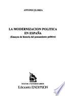 La modernización política en España