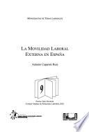 La movilidad laboral externa en España