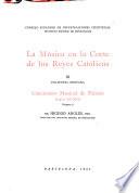 La Música en la corte de los reyes católicos