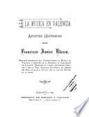 La música en Valencia