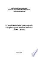 La niñez abandonada y la adopción