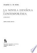 La novela española contemporánea: 1939-1967
