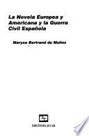 La novela europea y americana y la guerra civil española