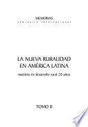 La nueva ruralidad en América Latina