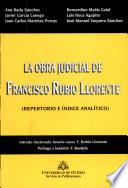 La Obra judicial de Francisco Rubio Llorente