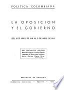 La oposición y el gobierno del 9 abril de 1948 al 9 de abril de 1950