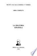 La oratoria española
