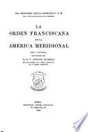 La Orden Franciscana en el América Meridional
