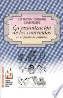La organización de los contenidos en el jardín de infantes