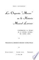 La Orquesta Mavare en la historia musical larense : contribución al estudio de la historia cultural del Estado Lara