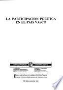 La participación política en el País Vasco