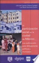 La participación social en la ciudad de México