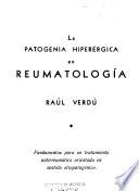 La Patogenia Hippérgica en Reumatologia