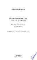 La philosophie déplacée